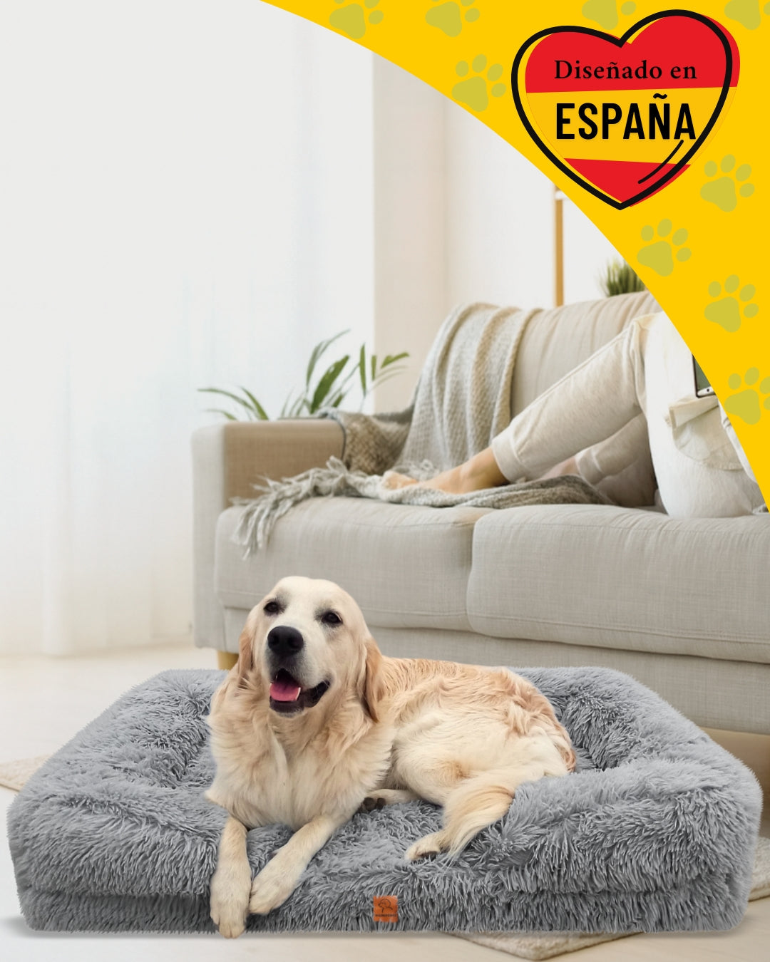 Cama ortopédica Afelpada