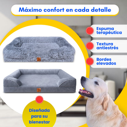 Cama ortopédica Afelpada