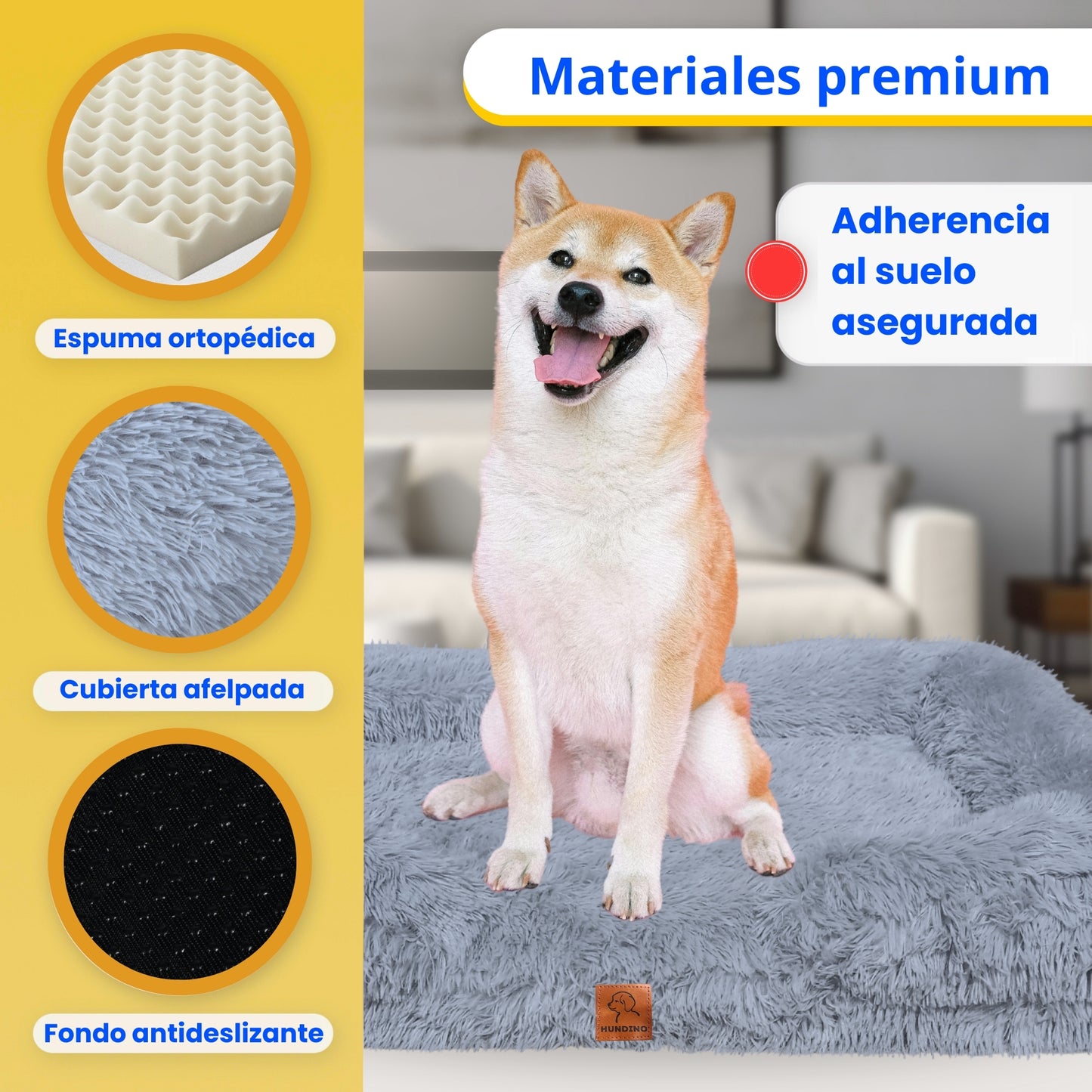 Cama ortopédica Afelpada al vacío