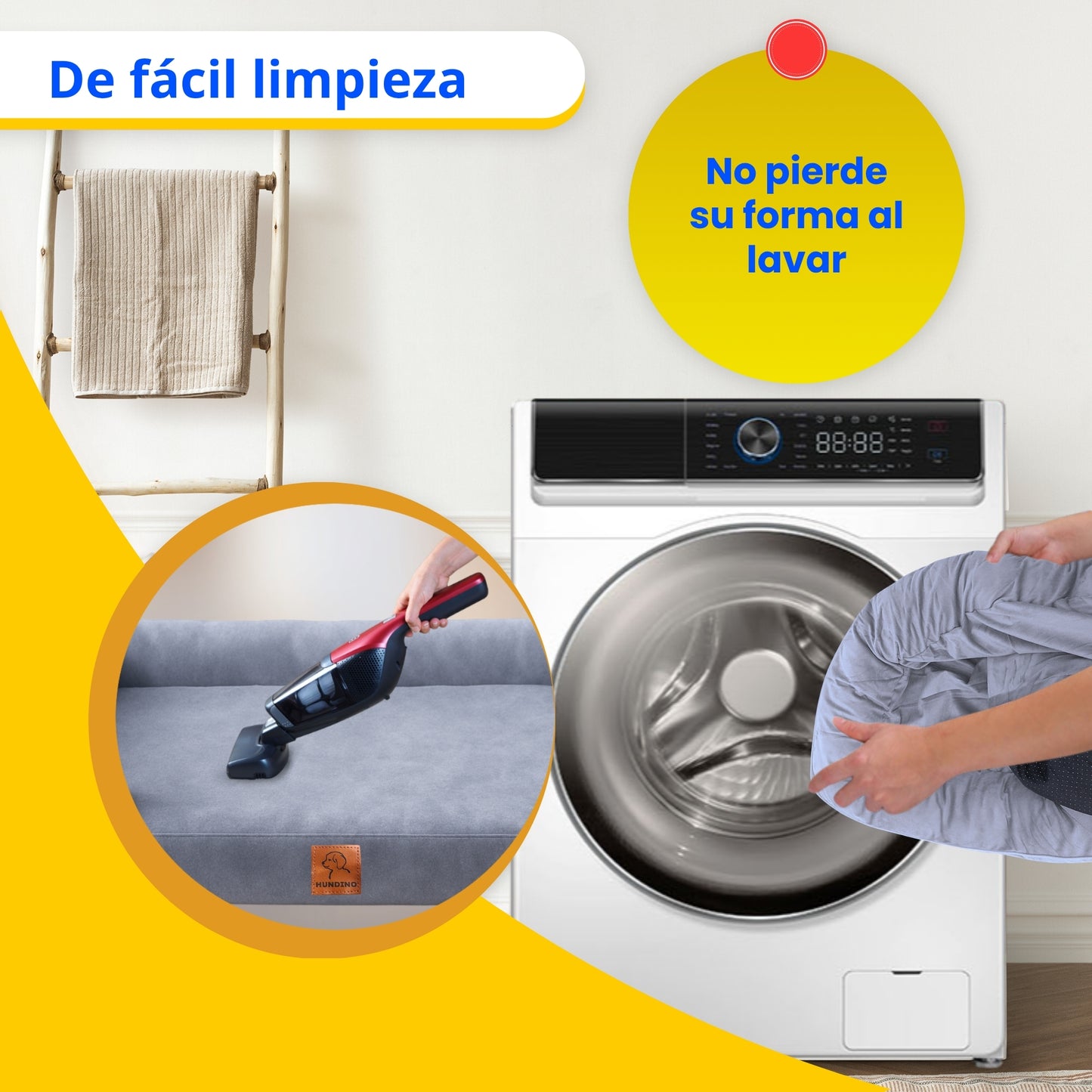 Cama ortopédica Aterciopelada